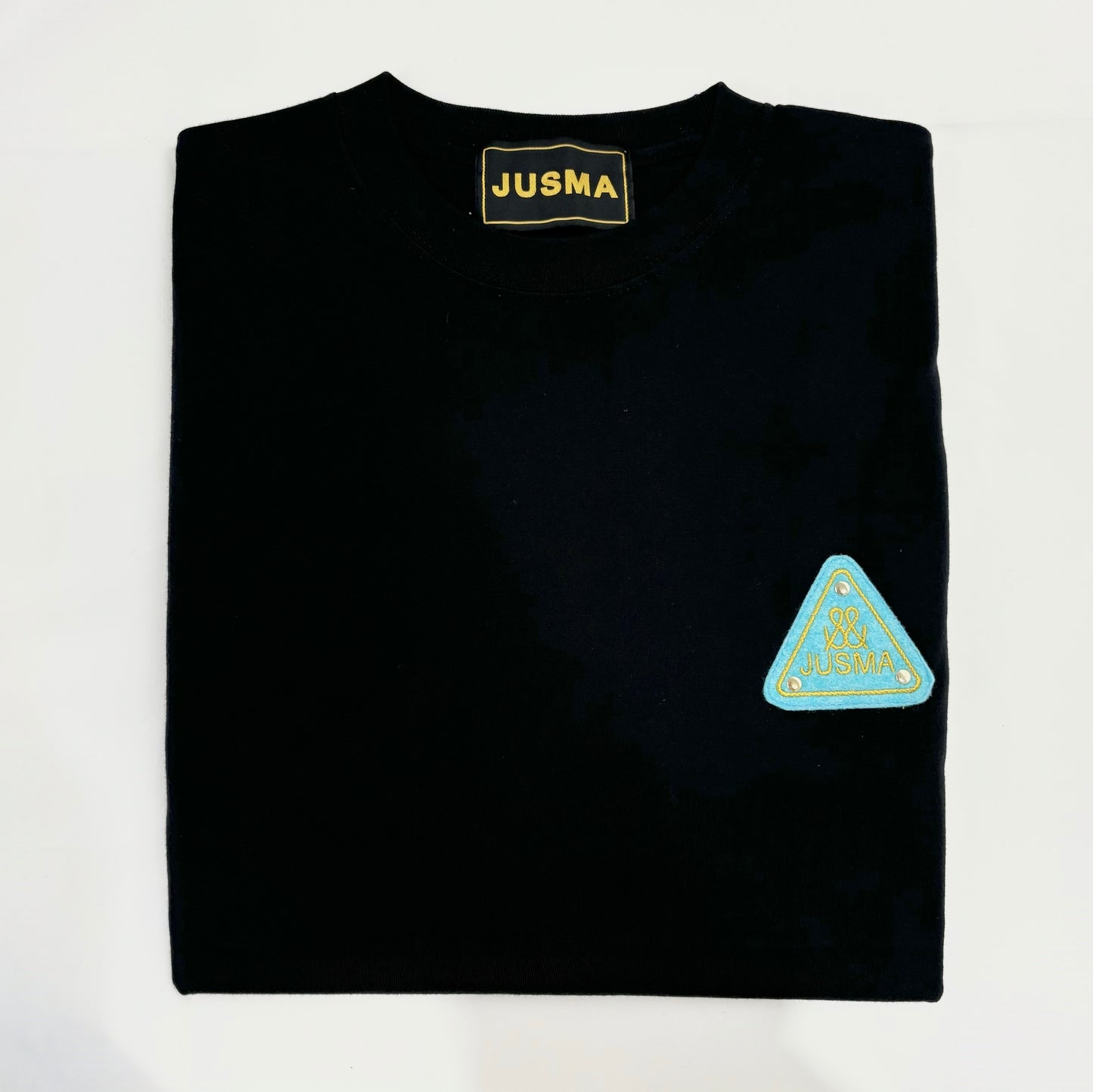 【再販】JUSMA ワッペンTシャツ（水色）